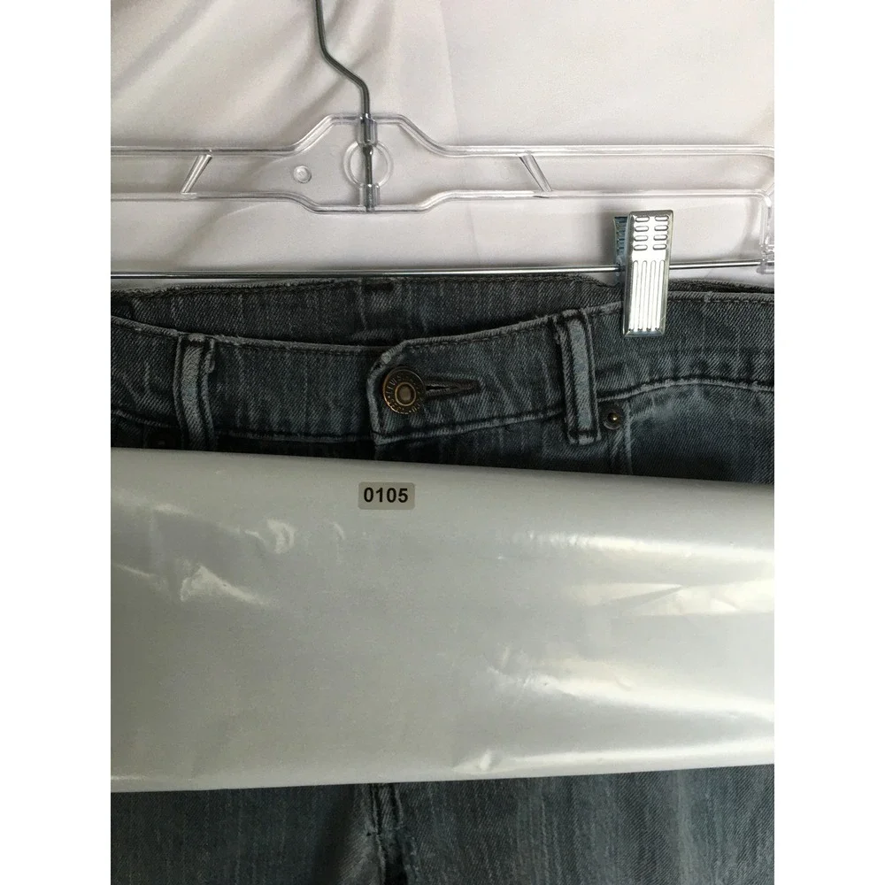 Levis 511 Skinny Jeans Mens Gray Faded Distressed Denim Pants